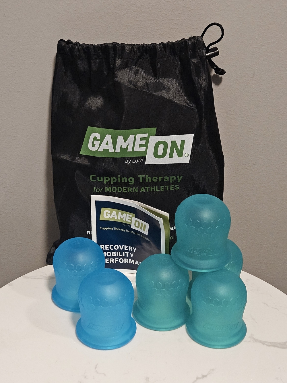 Game On Cupping Therapy Set – Teal Recovery Cups